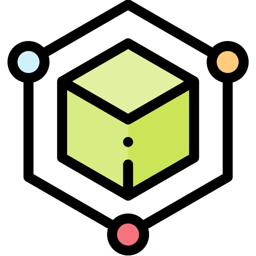 Blockchain business and finance payment method technology icon