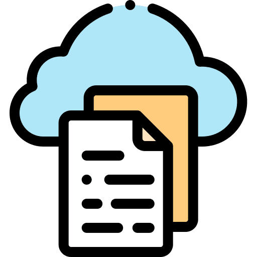 Document archive ui networking icon