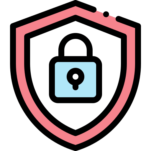 Protection password computer unlocked icon
