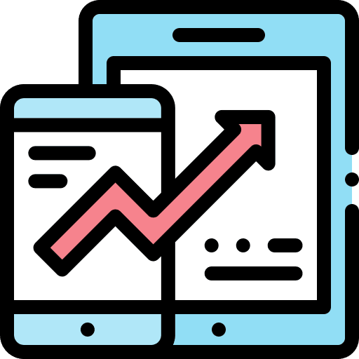 Development devices mobile tablet icon