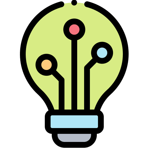 Idea illumination technology invention icon