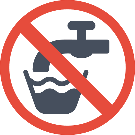 No drinking signaling forbidden prohibition icon