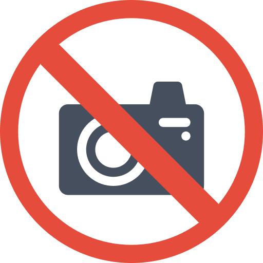 No photos no photos signs forbidden icon