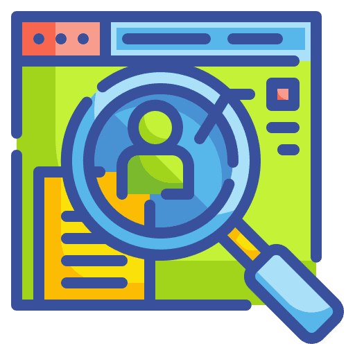 Case study seo and web case study data icon