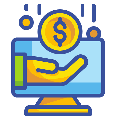 Sponsored hands and gestures sponsor money icon