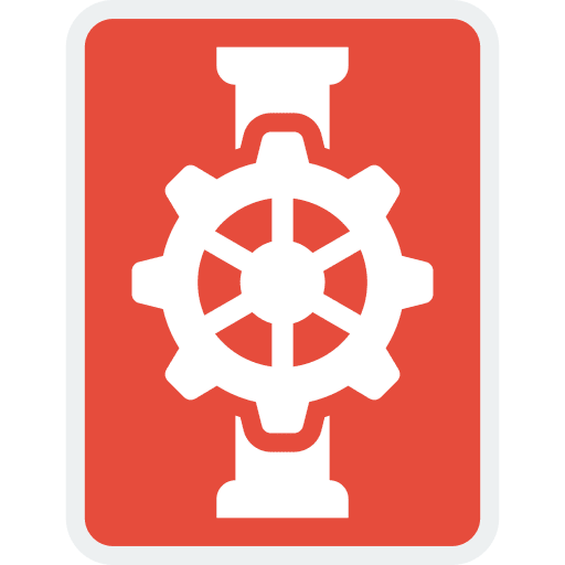 Sprinklers signaling water warning icon