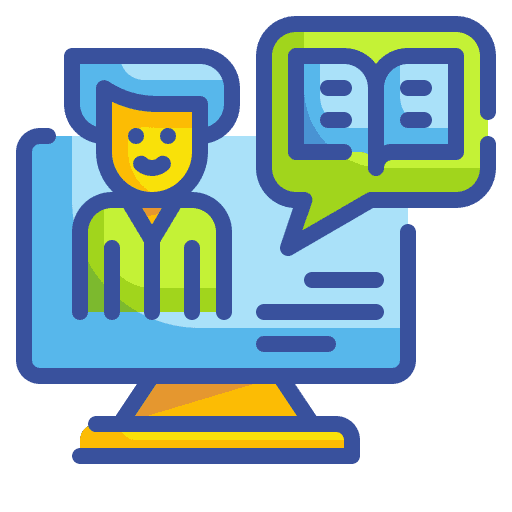 Storytelling communications user computer icon