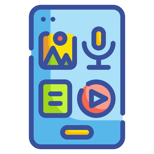 Application application phone mobile icon