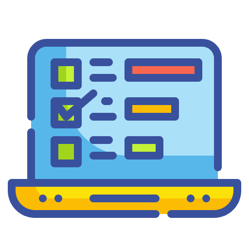 Poll computer technology polling icon