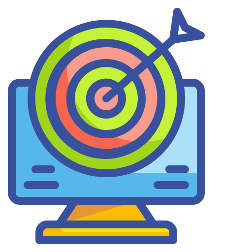 Target screen target electronics icon