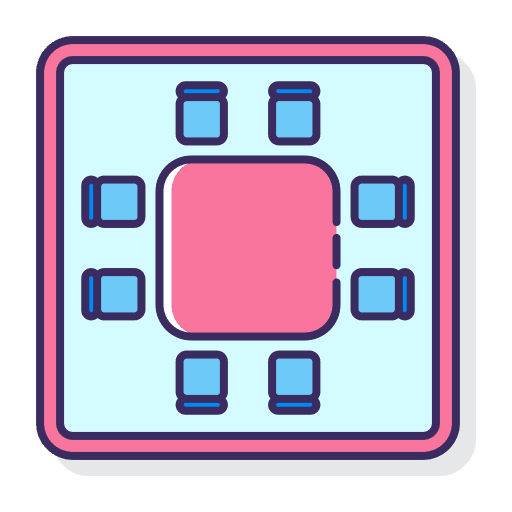 Breakout room board of directors furniture and household chair icon