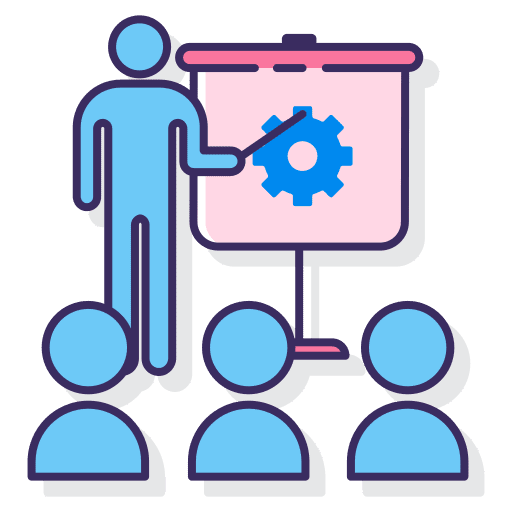 Workshop workshop marketing practice icon