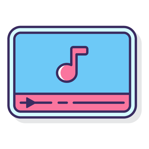 Av av sound on music icon