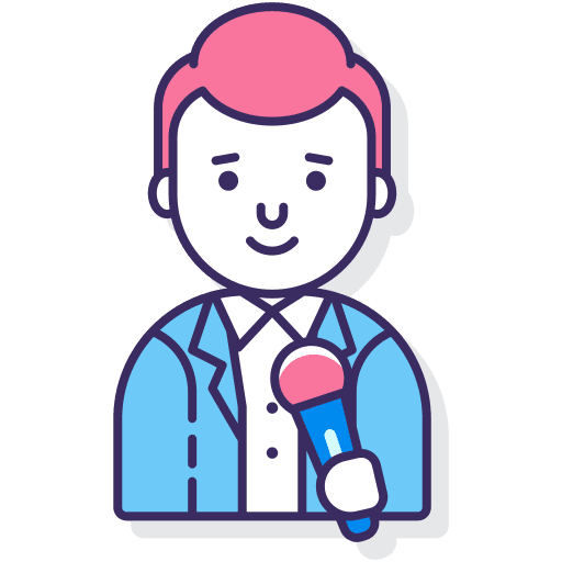 Emcee emcee professions and jobs event icon