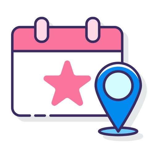 Event location event location placeholder star icon