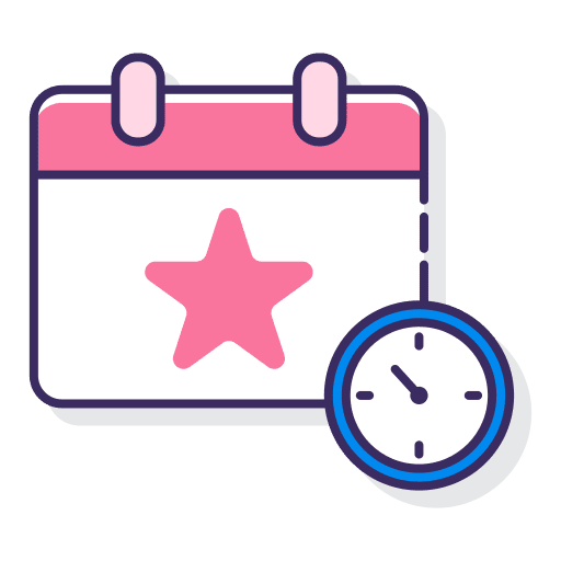 Event planning event planning calendar time and date icon