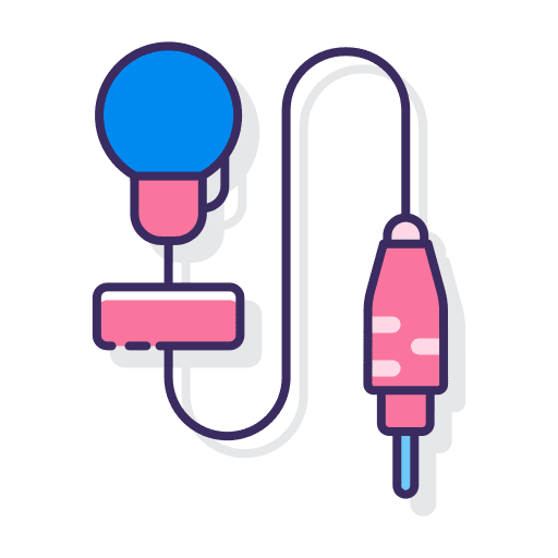 Lavalier lavalier tv multimedia icon