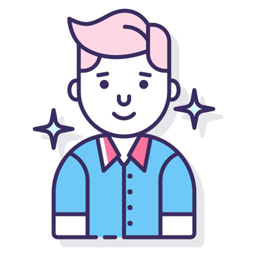 Model standing model people icon