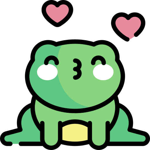 Frog zoo animal amphibian icon