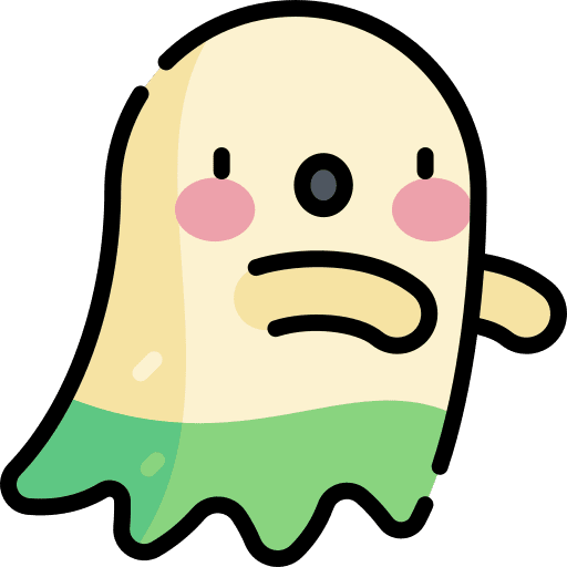 Ghost fear scary paranormal icon