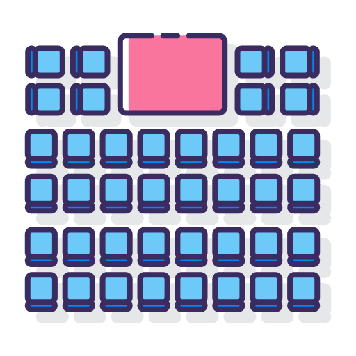 Theatre seats entertainment theatre icon