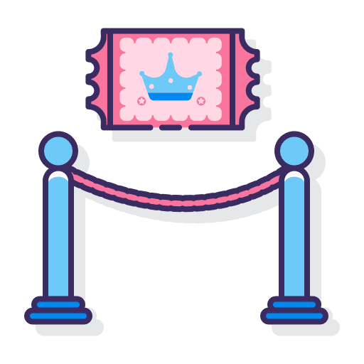 Vip event show vip birthday and party icon