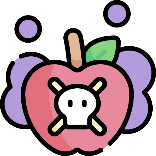 Apple poisoned tale food and restaurant icon