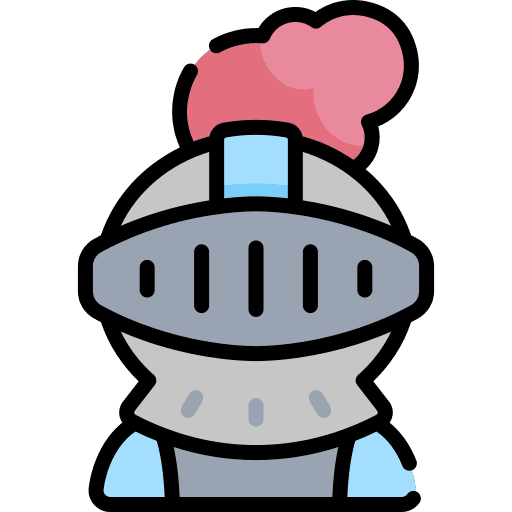 Knight miscellaneous medieval helmet icon