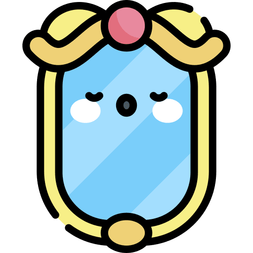 Magic mirror magic mirror fantasy reflection icon