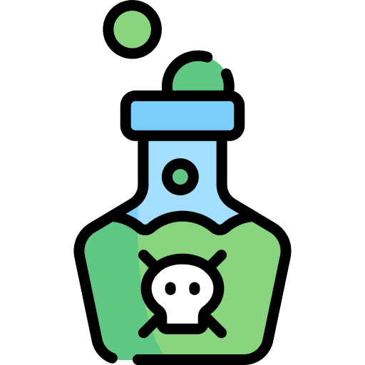 Poison bottled container liquid icon