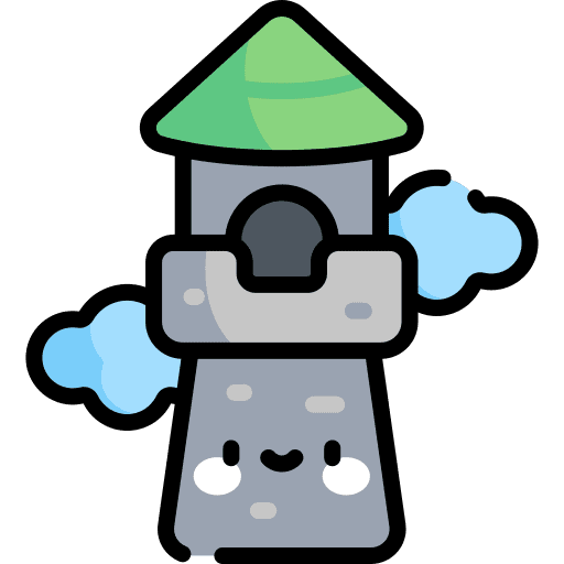 Tower cultures defensive fortress icon