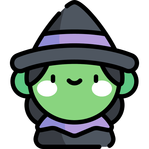 Witch scary terror witch icon