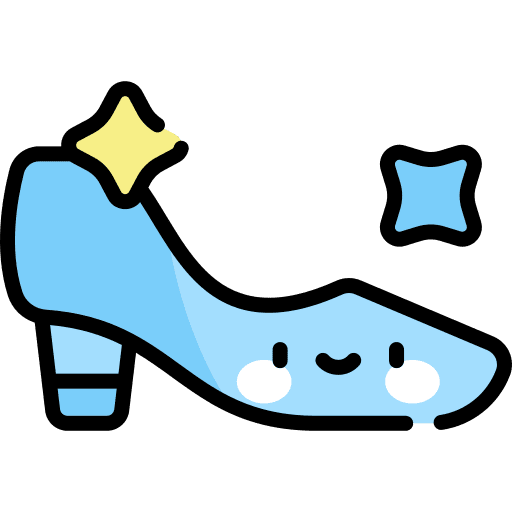 Shoe shoe crystal heels icon