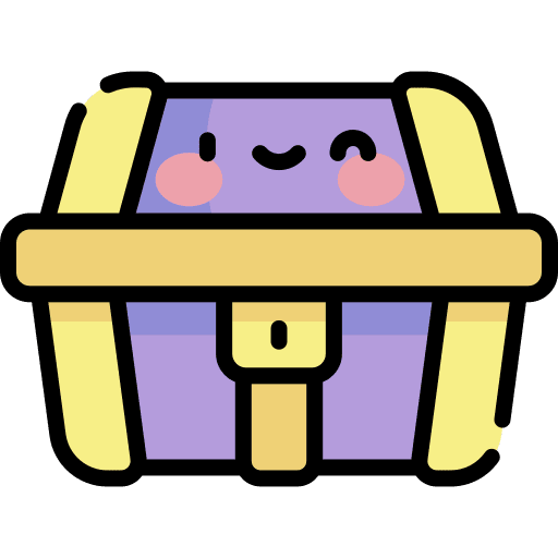 Chest hobbies and free time money treasure chest icon