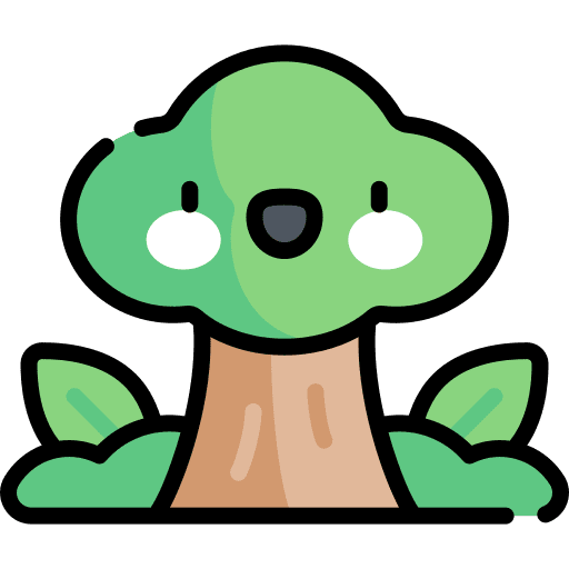 Forest nature trees woods icon