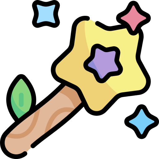 Magic wand miscellaneous magician witchcraft icon