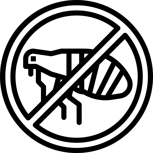 Anti flea bug healthcare healthcare and medical icon