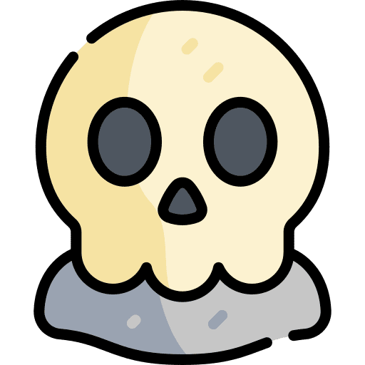 Skull spooky horror miscellaneous icon