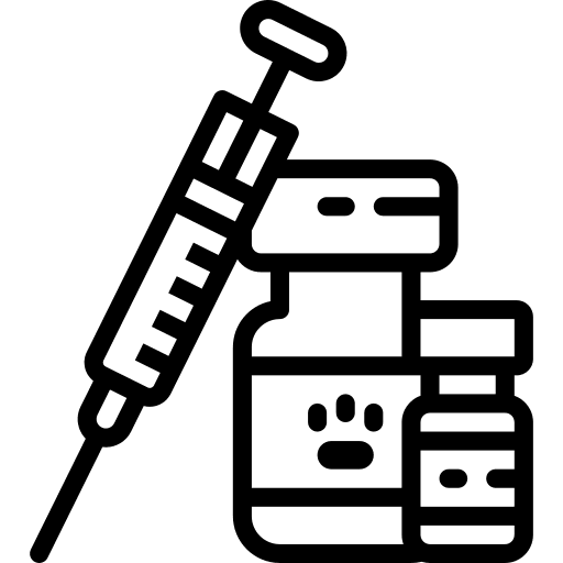 Vaccine health care animals vaccine icon