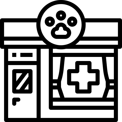 Hospital clinic hospital pet icon