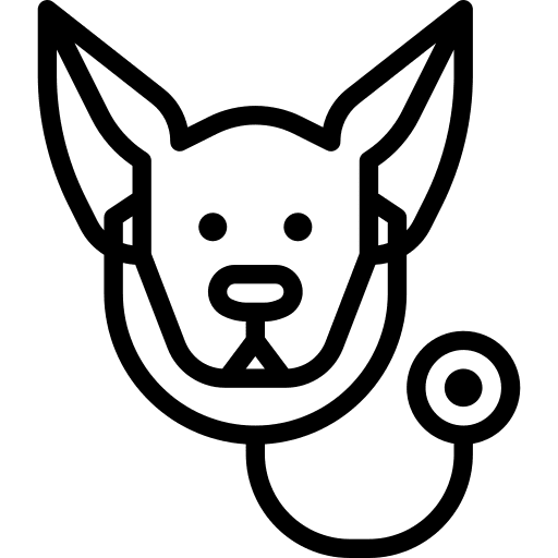 Puppy help healthcare and medical healthcare icon