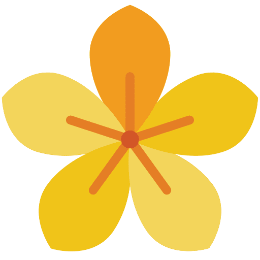 Flower flower origami art icon