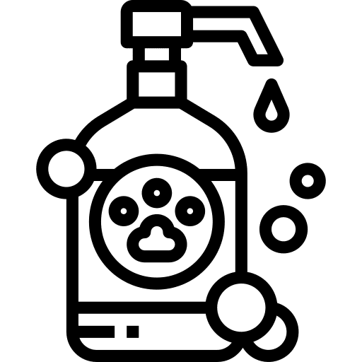 Soap healthcare and medical shampoo pet icon