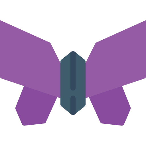 Butterfly art and design butterfly art icon