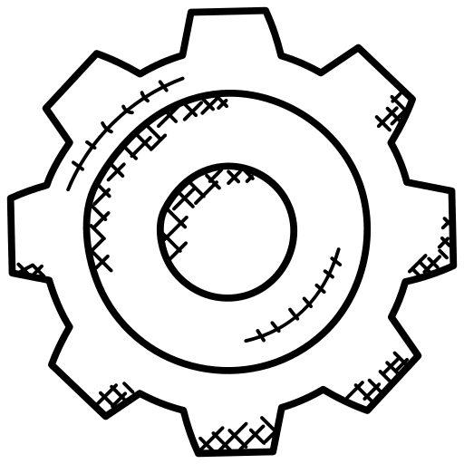 Gearwheel settings gear edit tools icon