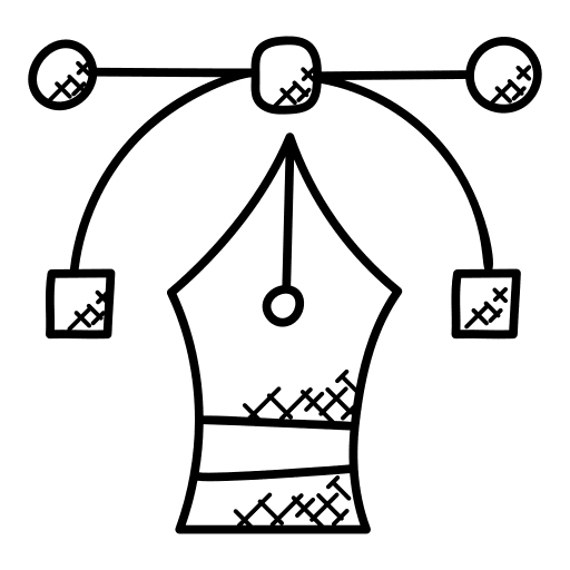 Graphic tool graphics interface pen tool icon