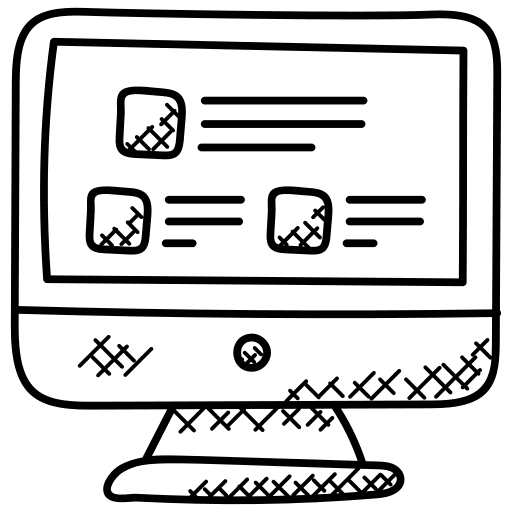 Web design computer website adaptive icon