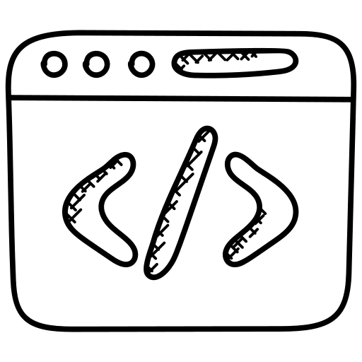 Web development seo and web html development icon