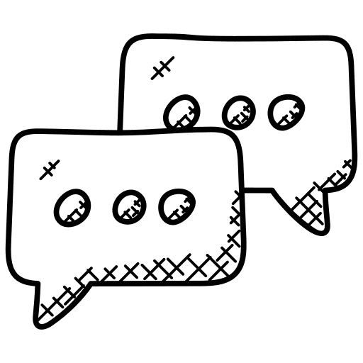 Chat talk message chatting icon