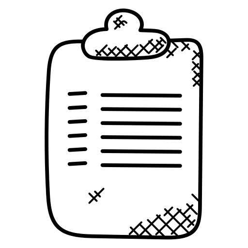 List clipboard test file icon